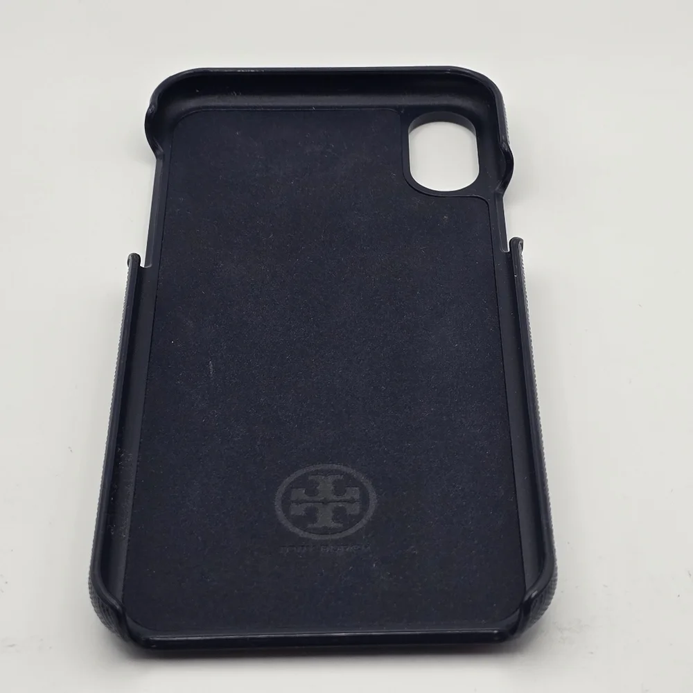 Tory Burch Diagonal Striped Vibrant Multicolor Hardshell Phone Case iPhone X
